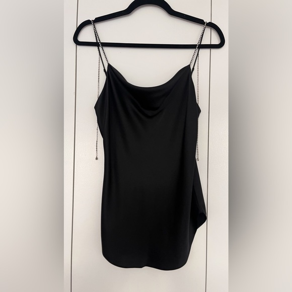 CINQ À SEPT - Marta Rhinestone Cami - Black - XS - Picture 5 of 9